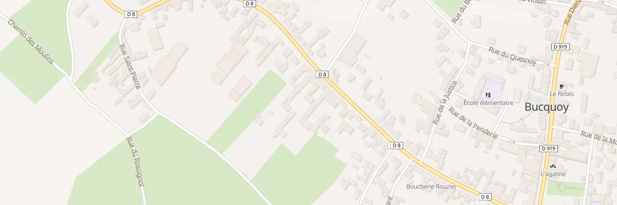 Plan du 33 Rue du Moulin à Bucquoy
