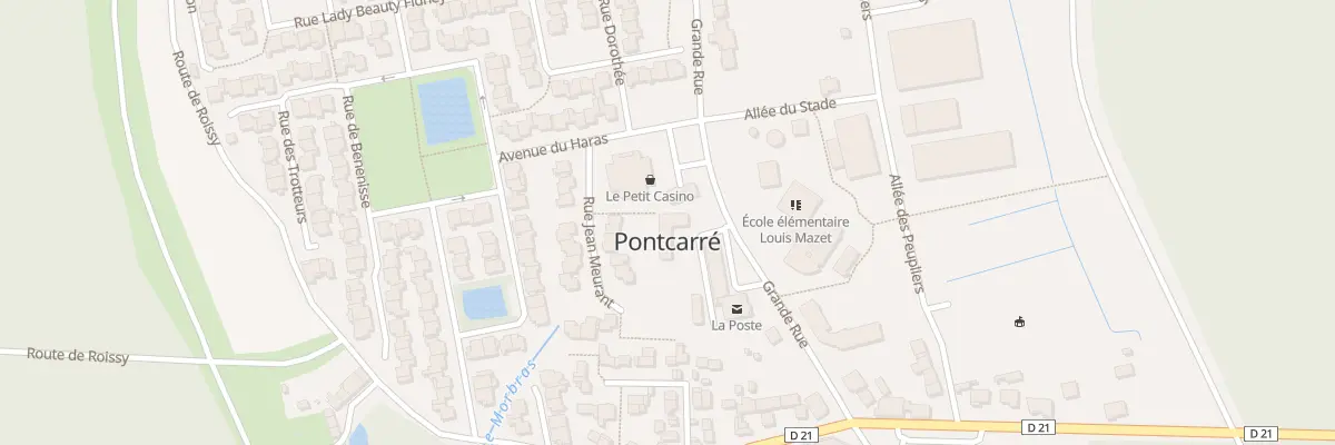 Plan du 36 Grande Rue à Pontcarré
