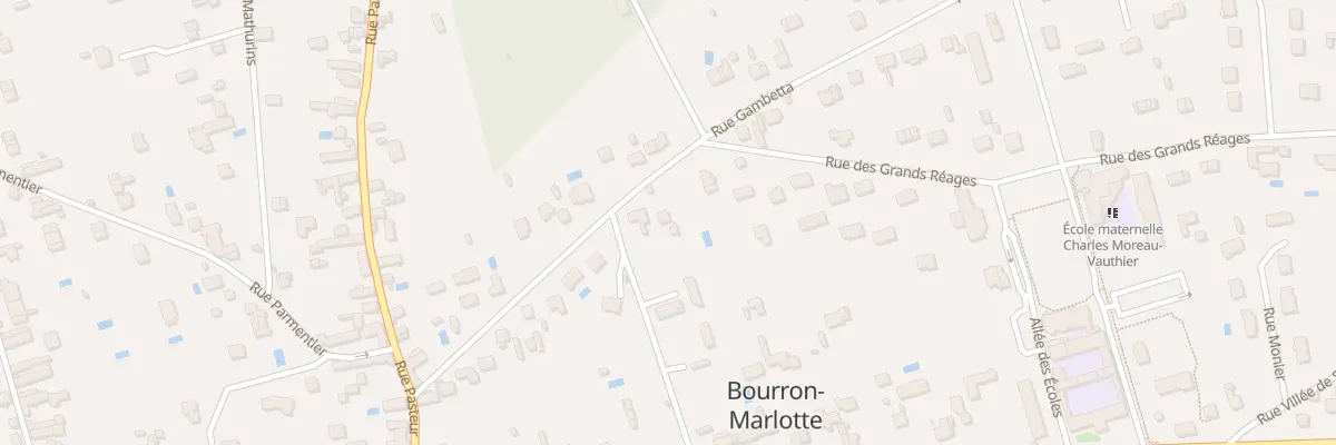 Plan du 20 Rue Gambetta à Bourron-Marlotte