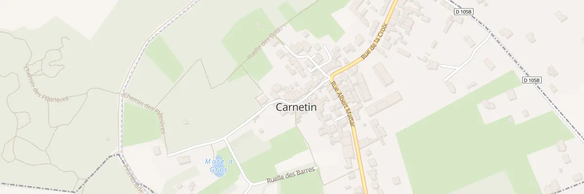 Plan du 12 Cour des Gros à Carnetin
