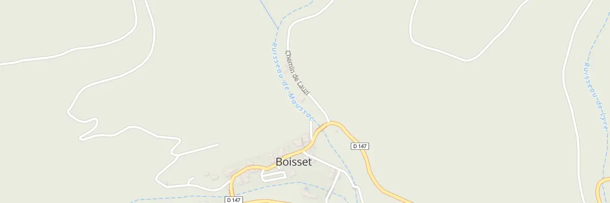 Plan du 5048 Travers de Las Gardies à Boisset
