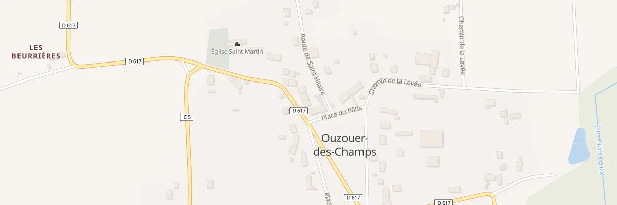 Plan du 5021 Le Bourg à Ouzouer-des-Champs