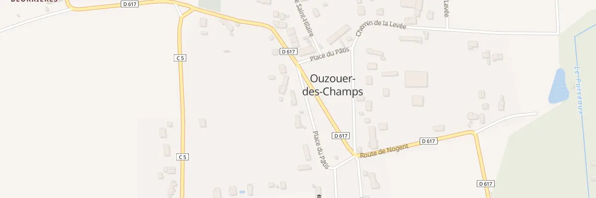 Plan du 5009 Le Bourg à Ouzouer-des-Champs