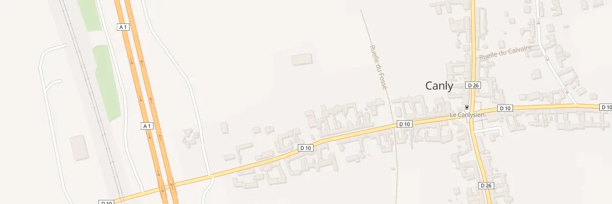 Plan du 26 Rue de la Gare à Canly