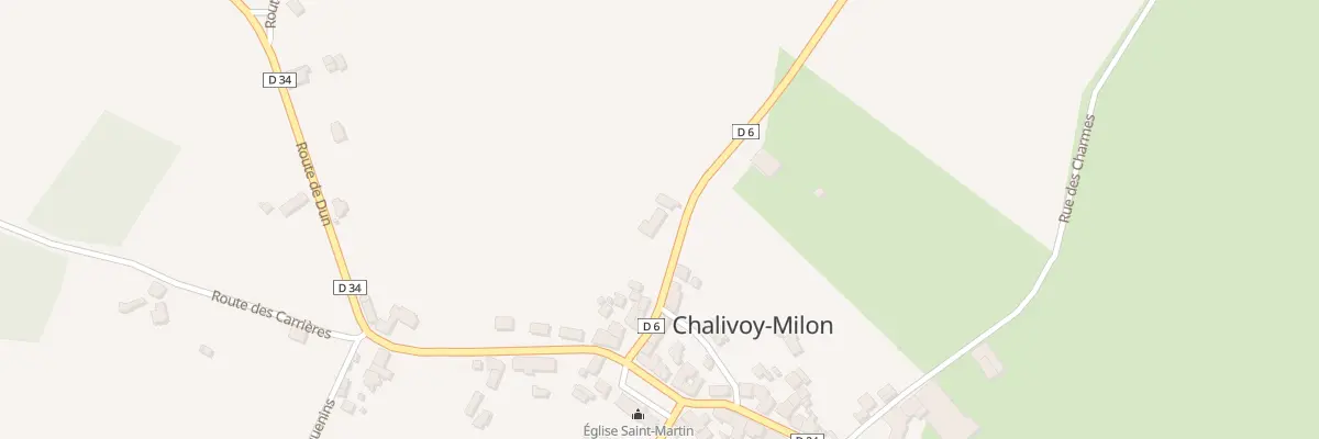 Plan du 11 Rte de Blet à Chalivoy-Milon