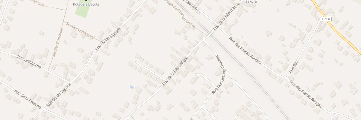 Plan du 40 Rue de la République à Bois-le-Roi