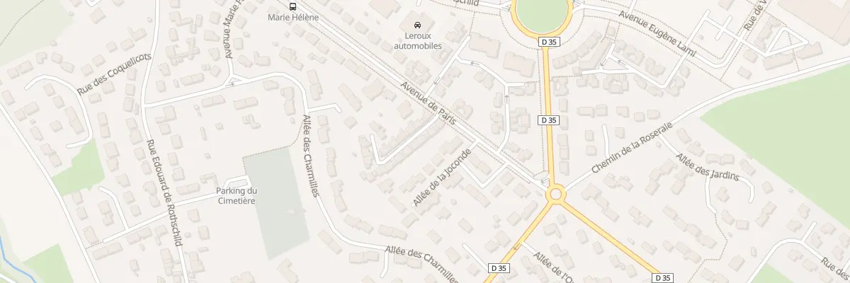 Plan du 5 All de la Closerie à Ferrières-en-Brie