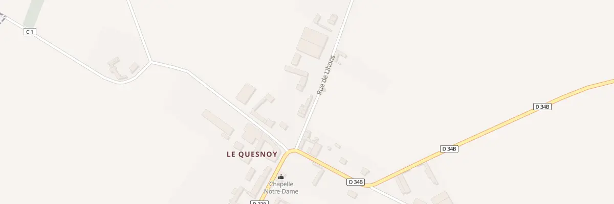 Plan du 10 Rue de Lihons à Parvillers-le-Quesnoy