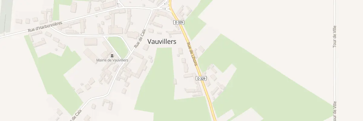 Plan du 4B Rue de Lihons à Vauvillers