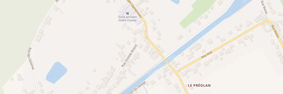 Plan du 786 Rue Aristide Briand à Beuvry