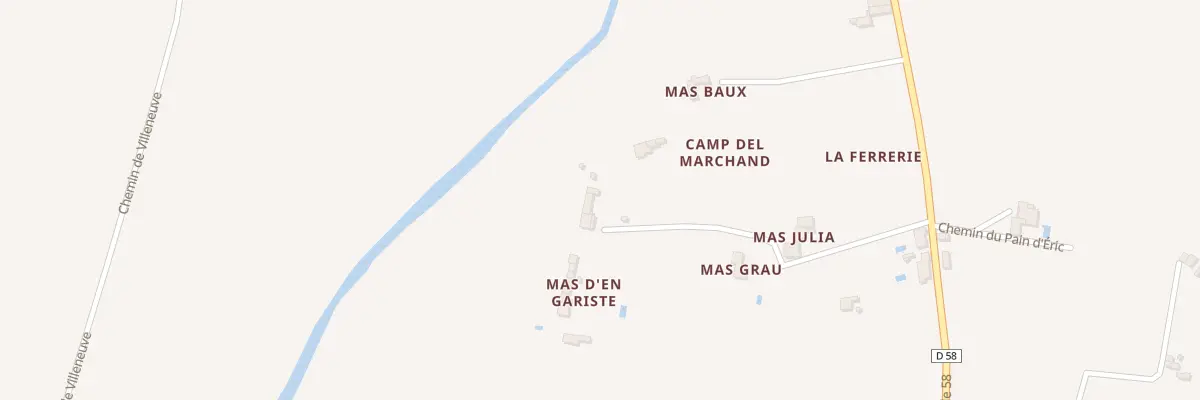 Plan du 31B Camp Del Marchand à Camélas