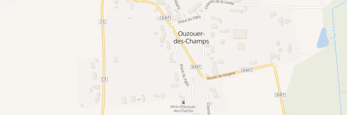 Plan du 5008 Le Bourg à Ouzouer-des-Champs