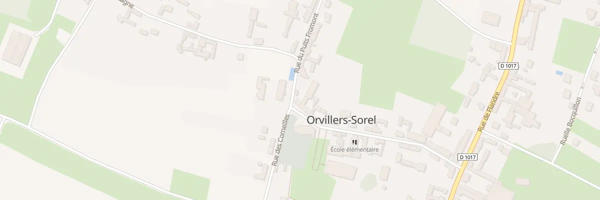 Plan du 2 Rue du Puits Fromont à Orvillers-Sorel