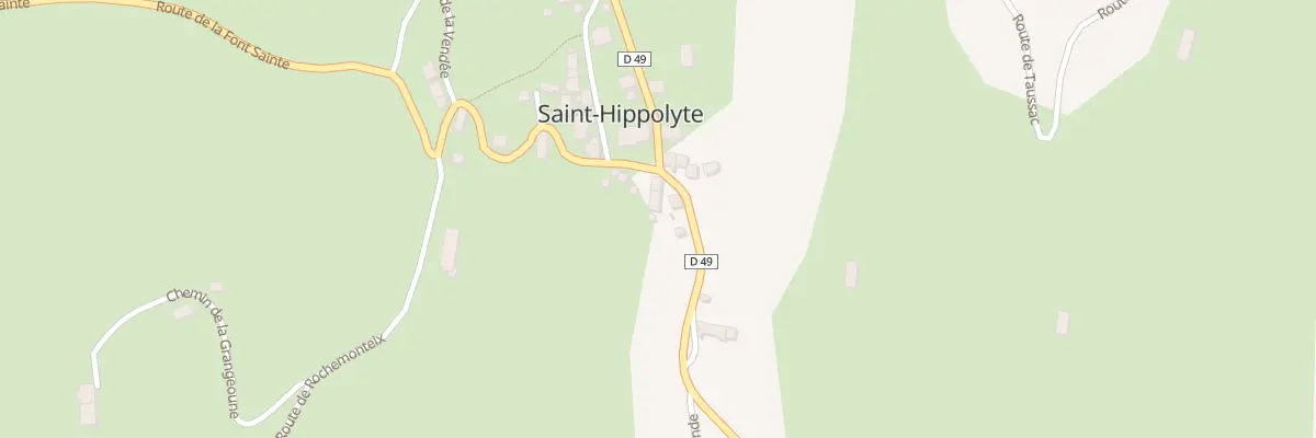 Plan du 5076 Le Bourg à Saint-Hippolyte