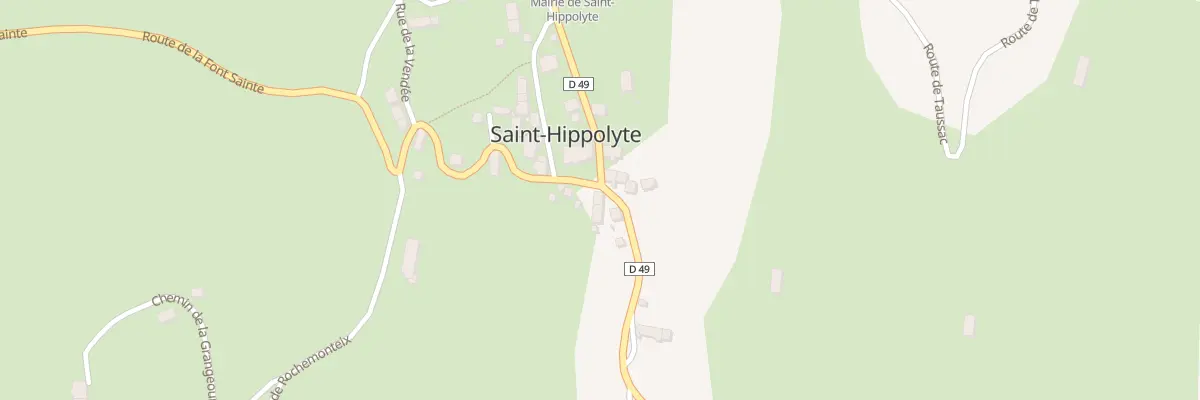 Plan du 5075 Le Bourg à Saint-Hippolyte