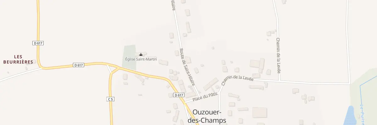 Plan du 5024 Le Bourg à Ouzouer-des-Champs