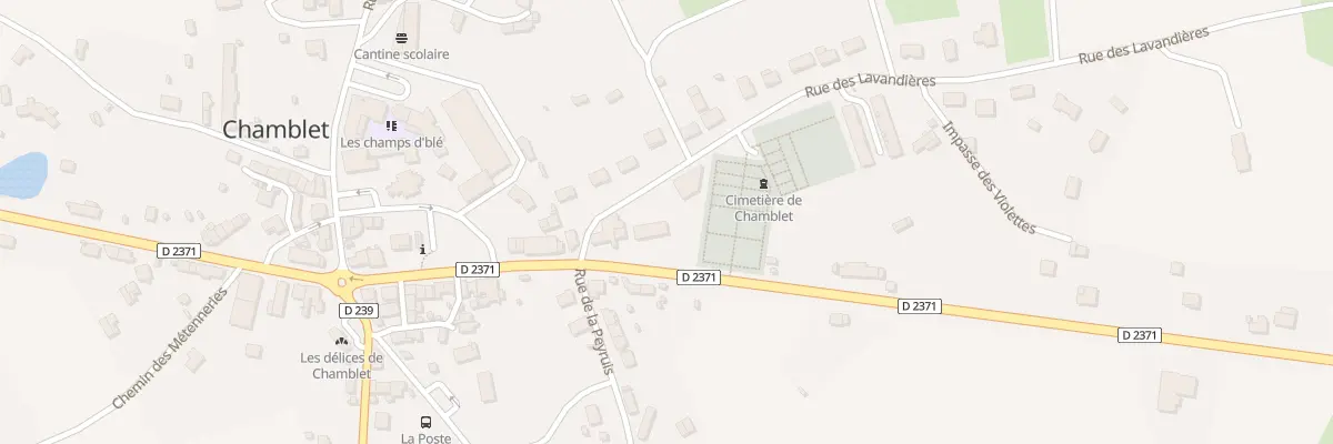 Plan du 17 Rte des Artisans à Chamblet