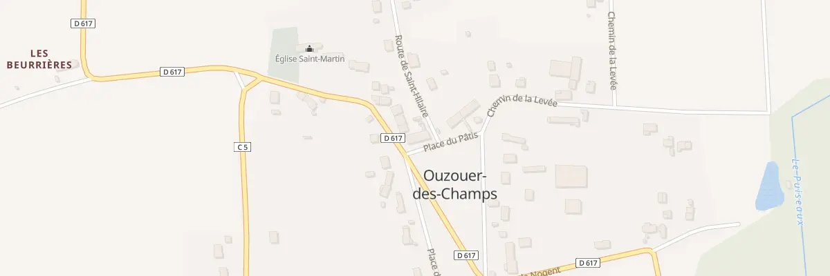 Plan du 5129 Le Bourg à Ouzouer-des-Champs
