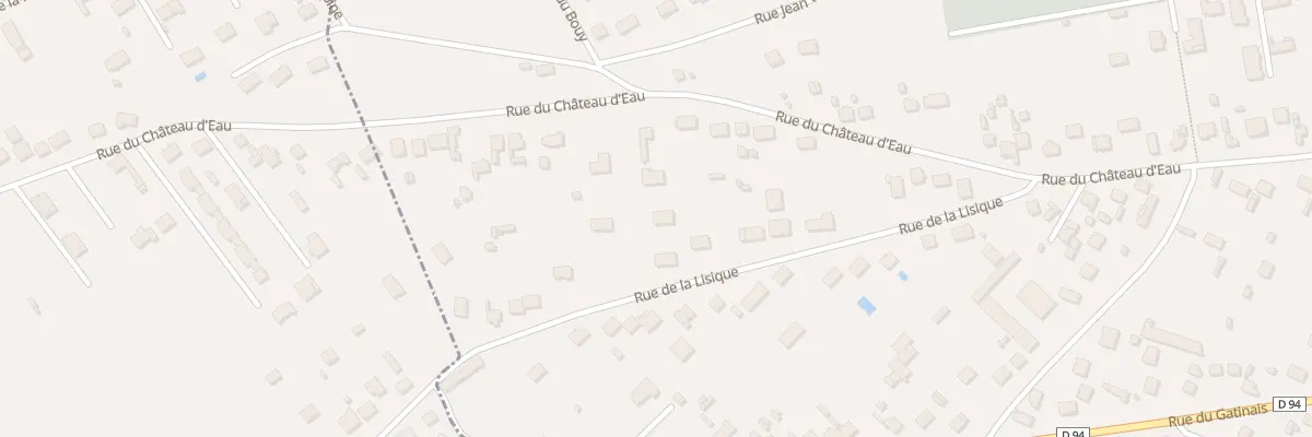 Plan du 22 Rue de la Lisique à Châlette-sur-Loing