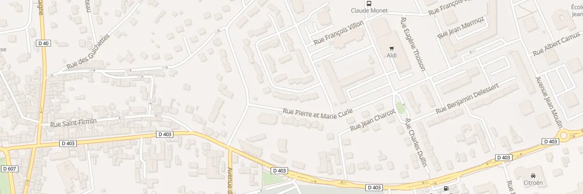 Plan du 3 Rue César Franck à Nemours