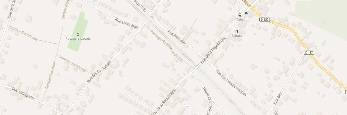 Plan du 24B Rue de la République à Bois-le-Roi