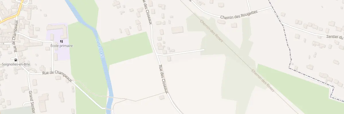 Plan du 11 Rue des Closeaux à Soignolles-en-Brie