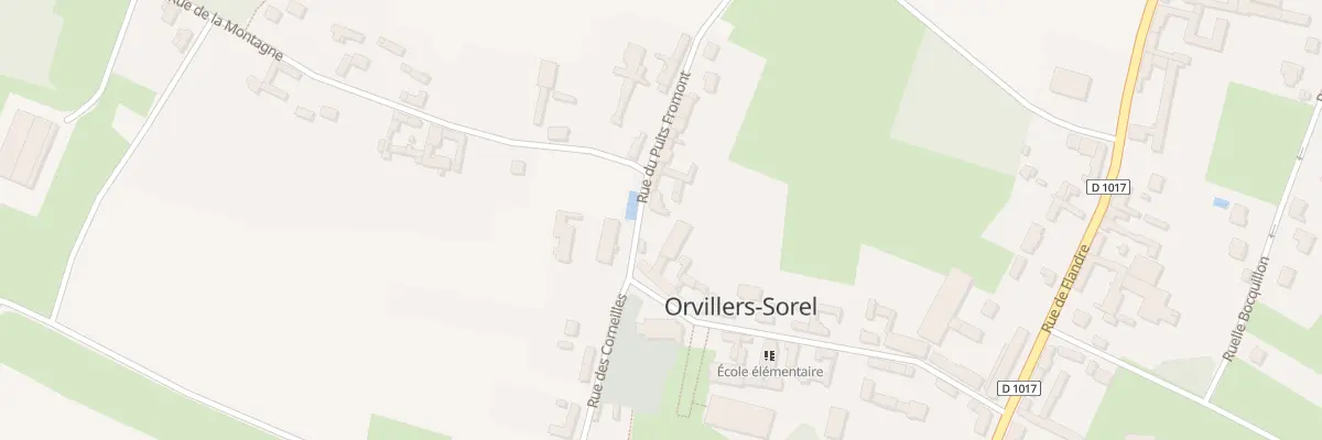 Plan du 4 Rue du Puits Fromont à Orvillers-Sorel