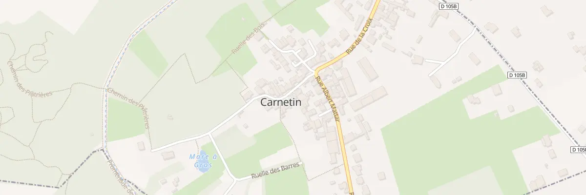 Plan du 6 Cour des Gros à Carnetin