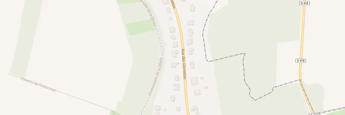 Plan du 27 Rue des Gloriettes à Carnetin