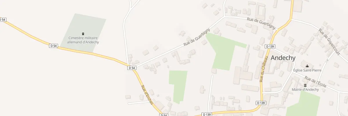 Plan du 18 Rue de Guerbigny à Andechy