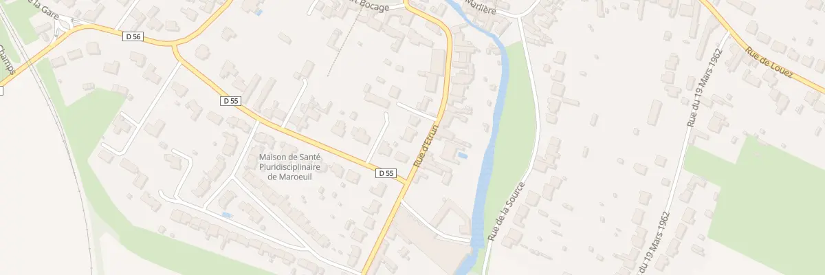 Plan du 1A Rue d’Etrun à Marœuil