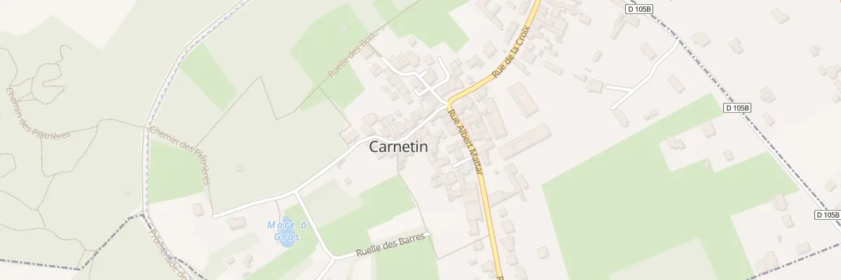 Plan du 5 Cour des Gros à Carnetin