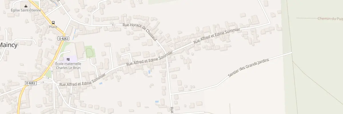 Plan du 1 Rue Marcel Gertener à Maincy