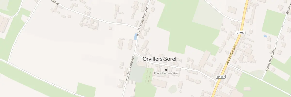 Plan du 20 Rue du 4e Zouaves à Orvillers-Sorel