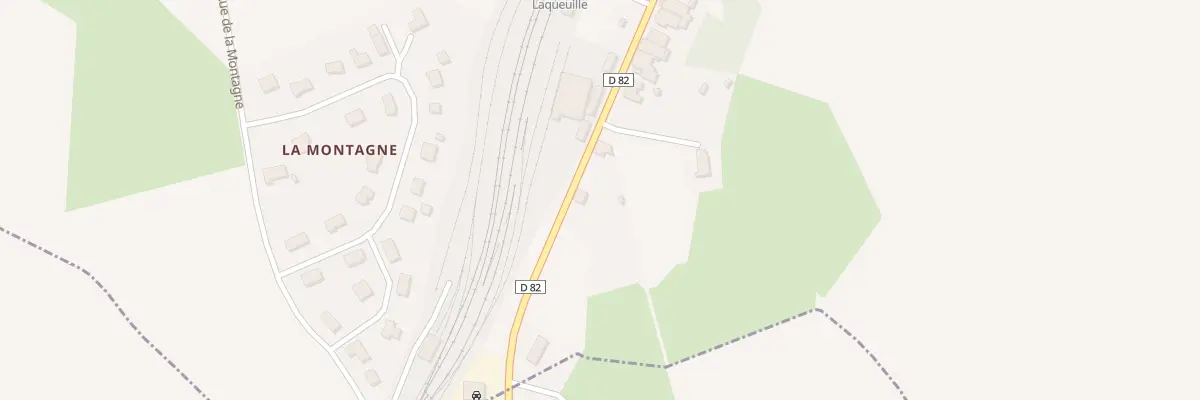 Plan du 5117 Gare de Laqueuille à Saint-Julien-Puy-Lavèze