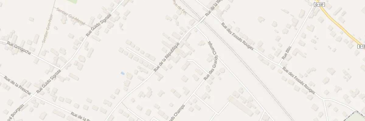 Plan du 33 Rue de la République à Bois-le-Roi