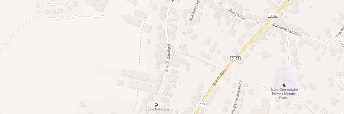 Plan du 25 Rue de Bouvigny à Aix-Noulette