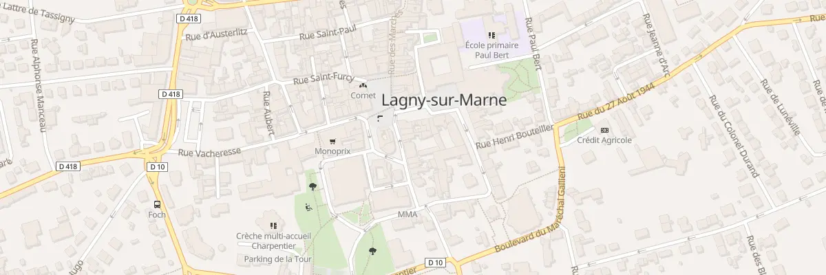 Plan du 5 Rue Saint Laurent à Lagny-sur-Marne