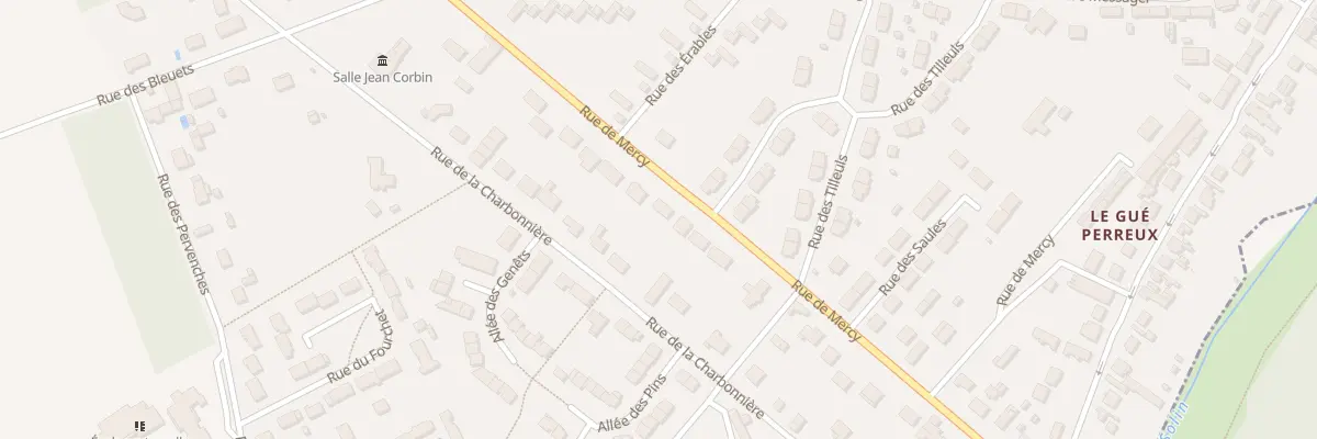 Plan du 1080 Rue de Mercy à Pannes
