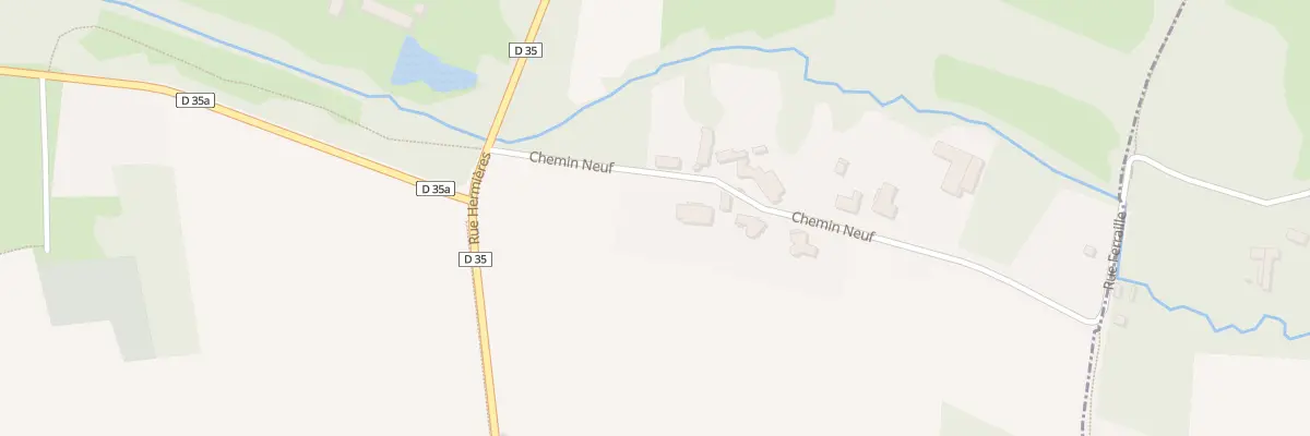 Plan du 2 Che Neuf à Gouvernes