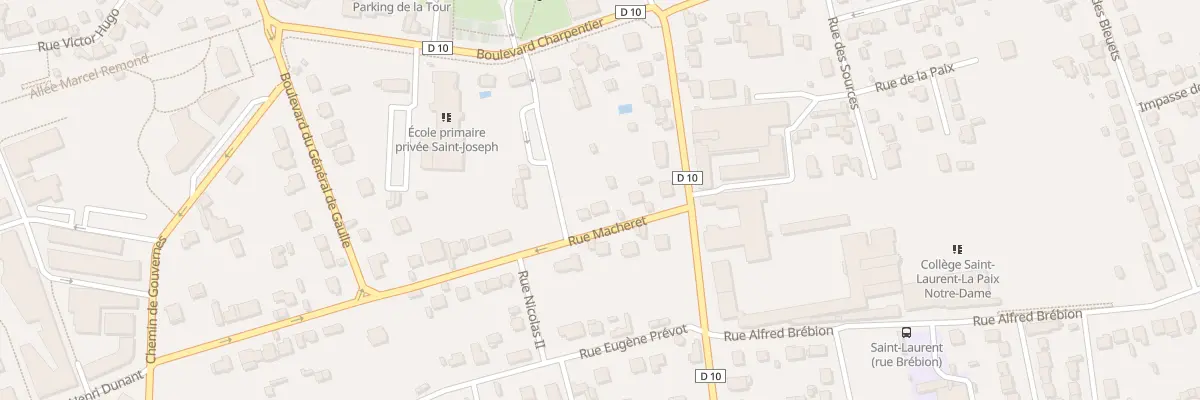 Plan du 6 Rue Macheret à Lagny-sur-Marne