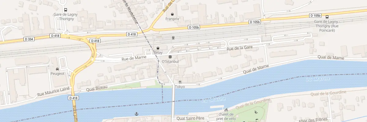 Plan du 6 Rue de la Gare à Thorigny-sur-Marne