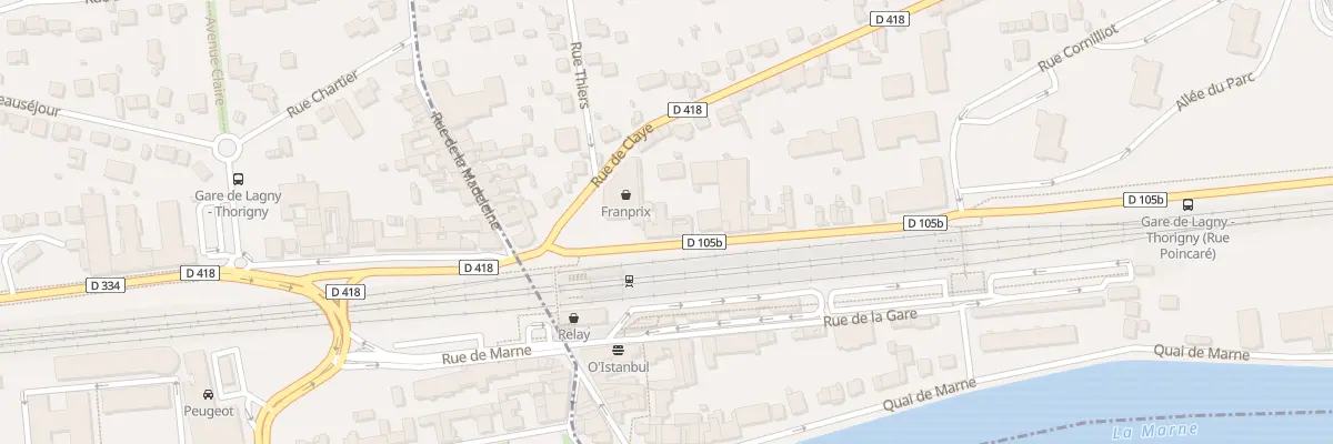 Plan du 7 Rue Raymond Poincaré à Thorigny-sur-Marne