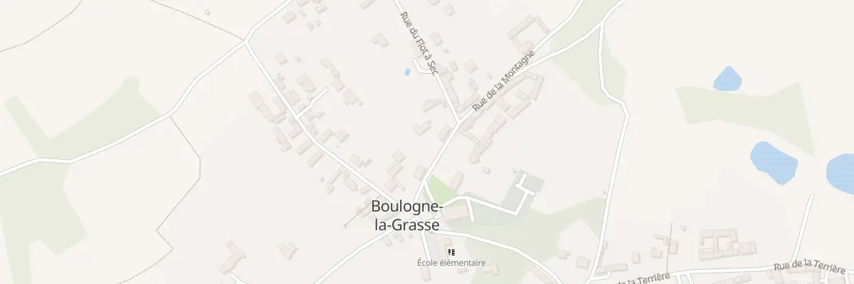 Plan du 7 Rue de la Montagne à Boulogne-la-Grasse