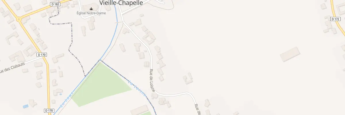 Plan du 239 Rue de Loisne à Vieille-Chapelle
