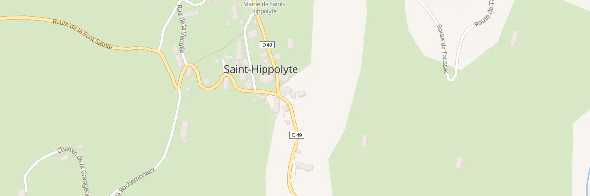Plan du 5048 Le Bourg à Saint-Hippolyte