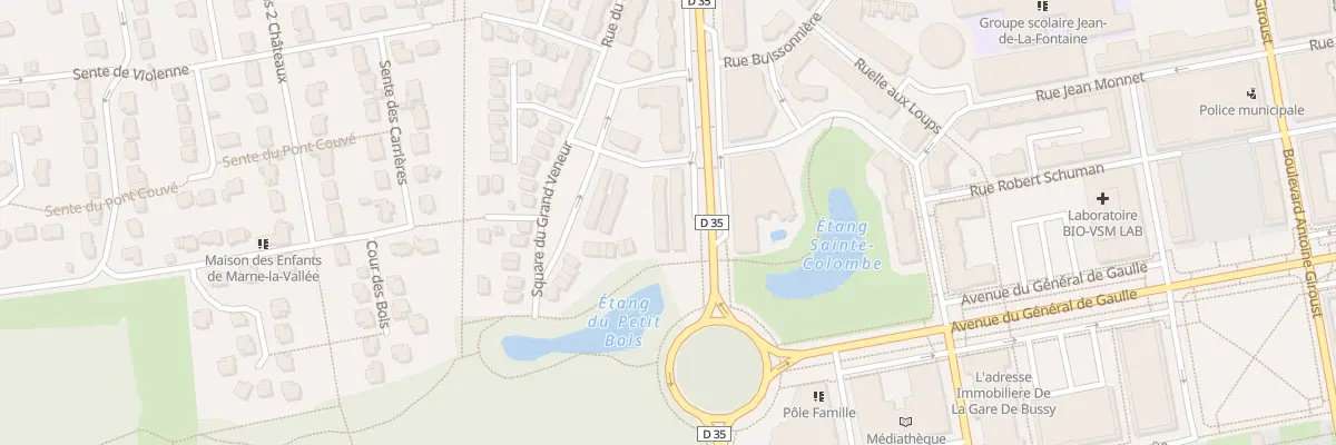 Plan du 11 Rue de l’Hermine à Bussy-Saint-Georges