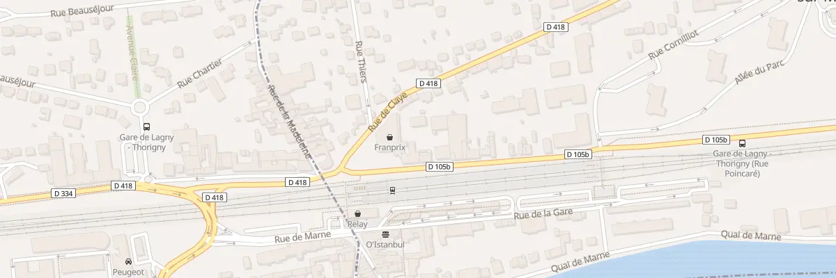 Plan du 11 Rue Raymond Poincaré à Thorigny-sur-Marne