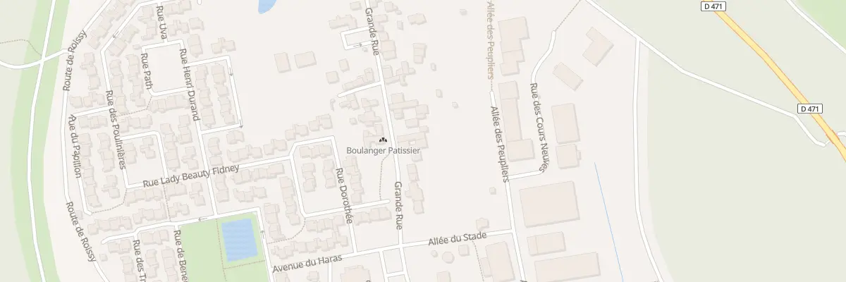 Plan du 71 Grande Rue à Pontcarré