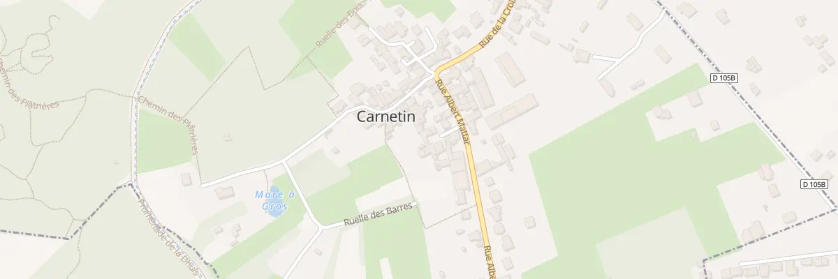 Plan du 12 Rue Albert Mattar à Carnetin